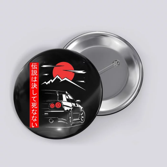 Automotive JDM Legend Tuning Car 34 Japan Button