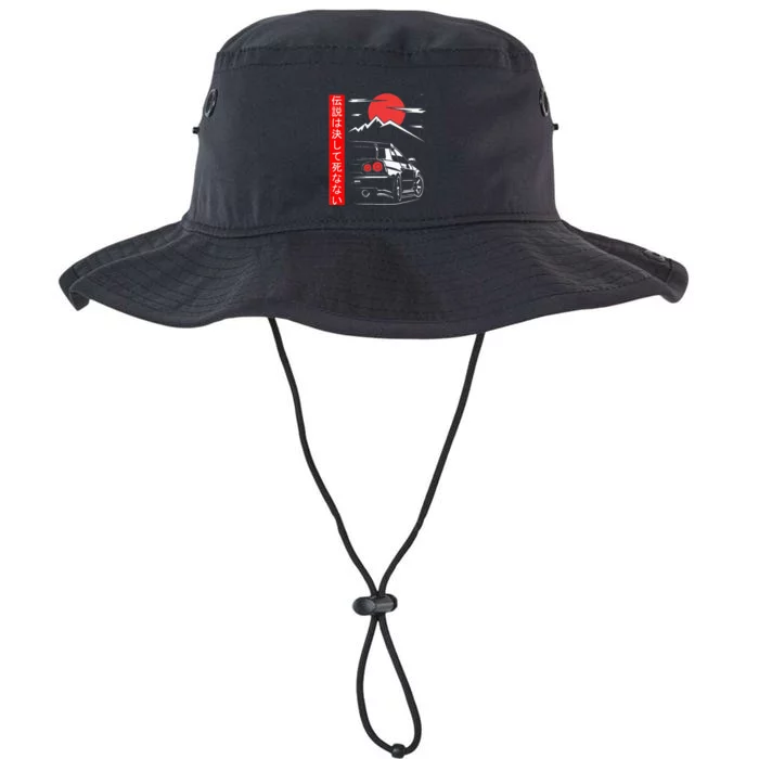 Automotive JDM Legend Tuning Car 34 Japan Legacy Cool Fit Booney Bucket Hat