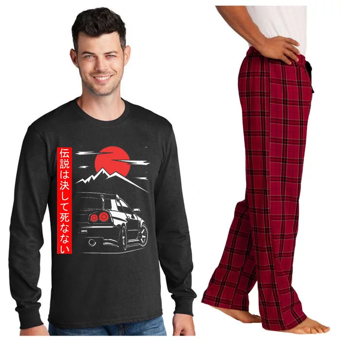 Automotive JDM Legend Tuning Car 34 Japan Long Sleeve Pajama Set