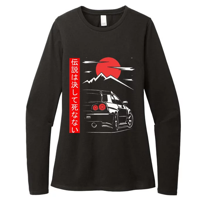 Automotive JDM Legend Tuning Car 34 Japan Womens CVC Long Sleeve Shirt