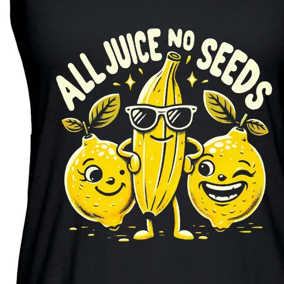 All Juice No Seeds Vasectomy Fruit Ladies Essential Flowy Tank