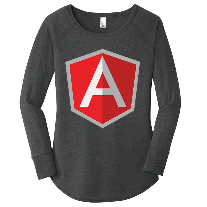 Angularjs Javascript Programmer Women's Perfect Tri Tunic Long Sleeve Shirt