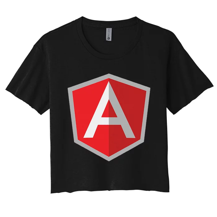 Angularjs Javascript Programmer Women's Crop Top Tee