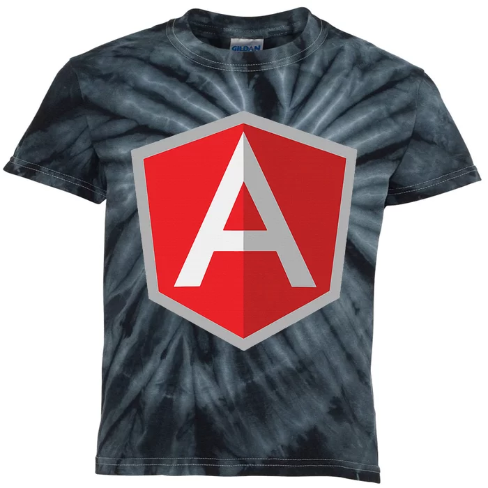 Angularjs Javascript Programmer Kids Tie-Dye T-Shirt