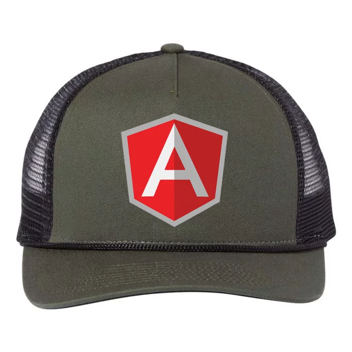 Angularjs Javascript Programmer Retro Rope Trucker Hat Cap