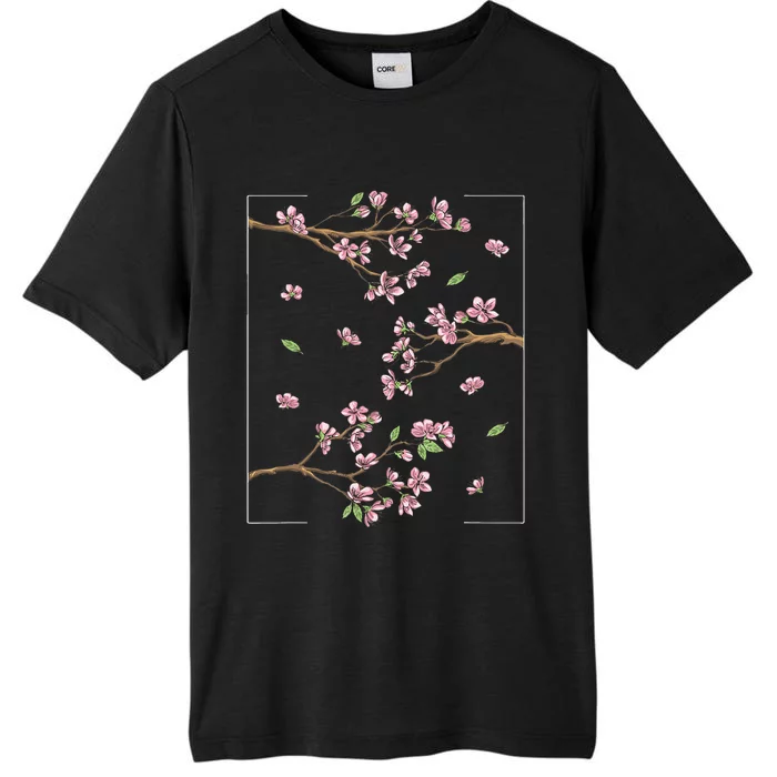 Aesthetic Japanese Style Cherry Blossom Tree Sakura ChromaSoft Performance T-Shirt