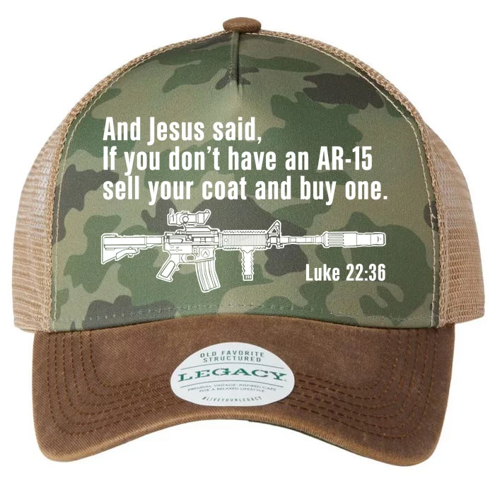 And Jesus Said If You DonT Have An Ar15 Sell Your Coat And Buy One Legacy Tie Dye Trucker Hat