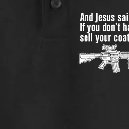 And Jesus Said If You DonT Have An Ar15 Sell Your Coat And Buy One Dry Zone Grid Performance Polo