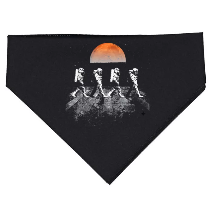 Astronauts Journey To Mars Astronauts In Walking In Space USA-Made Doggie Bandana