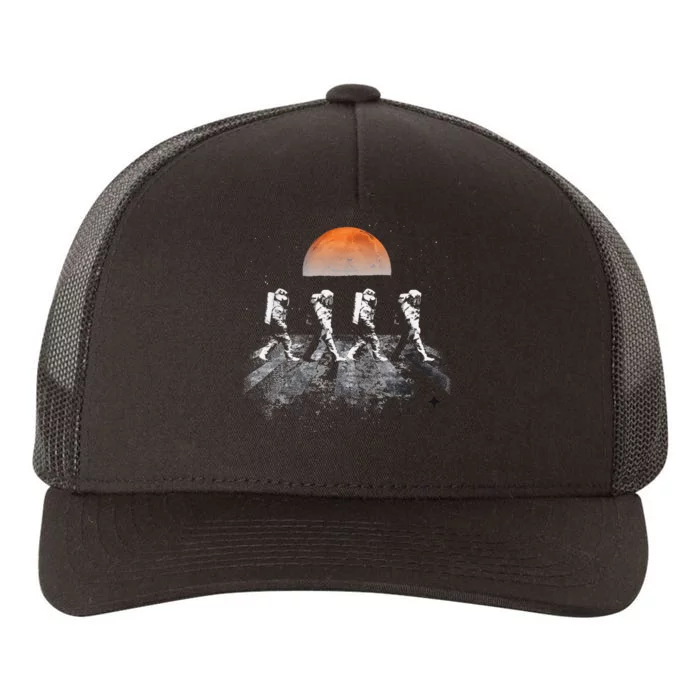 Astronauts Journey To Mars Astronauts In Walking In Space Yupoong Adult 5-Panel Trucker Hat