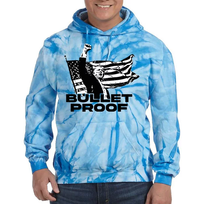 Alex Jones Trump Bulletproof Tie Dye Hoodie