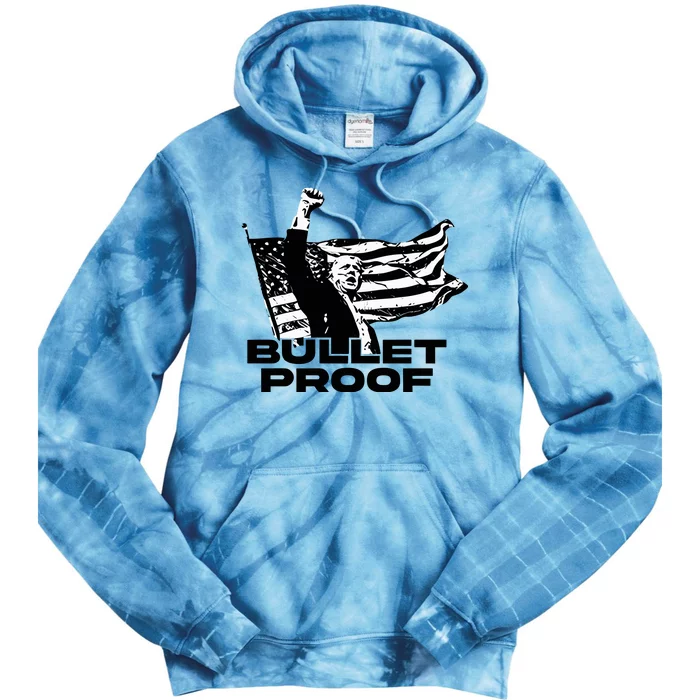 Alex Jones Trump Bulletproof Tie Dye Hoodie