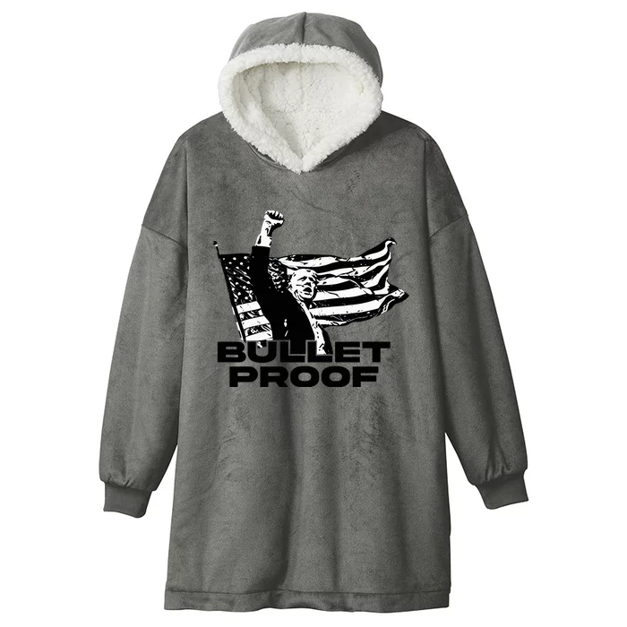 Alex Jones Trump Bulletproof Hooded Wearable Blanket