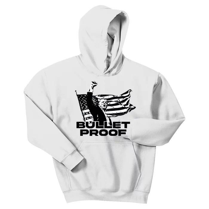 Alex Jones Trump Bulletproof Kids Hoodie