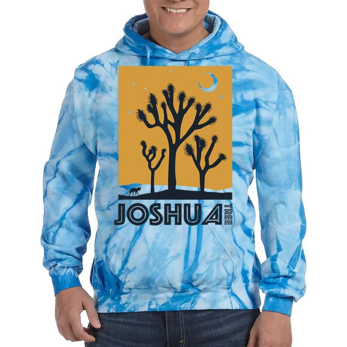 America Joshua Tree California Tie Dye Hoodie