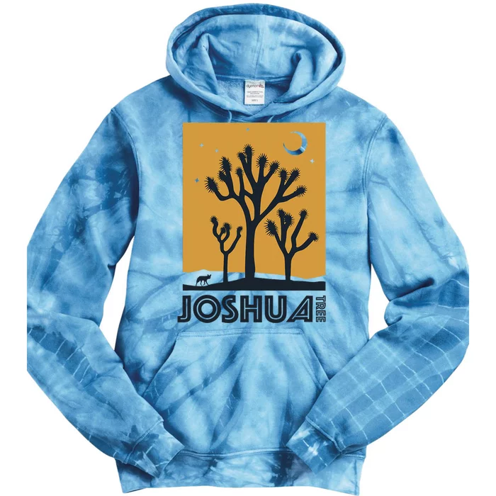 America Joshua Tree California Tie Dye Hoodie