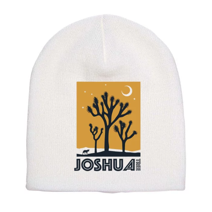 America Joshua Tree California Short Acrylic Beanie