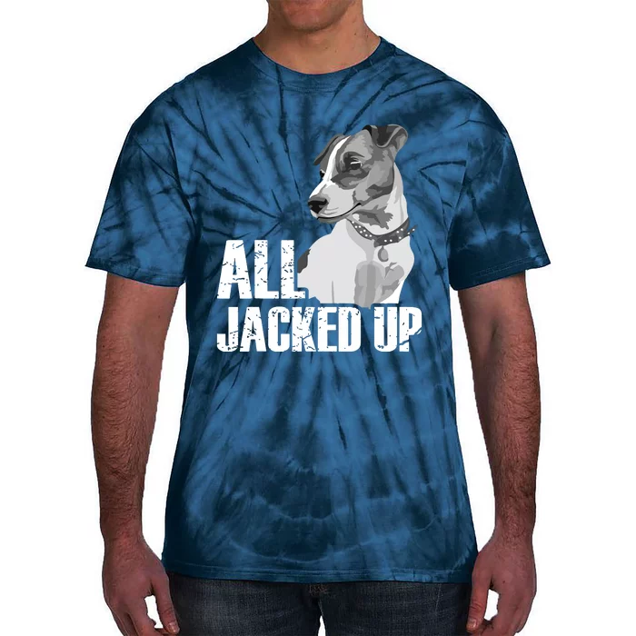 All Jacked Up Jack Russell Terrier JRT Lover Apparel Dog Tie-Dye T-Shirt