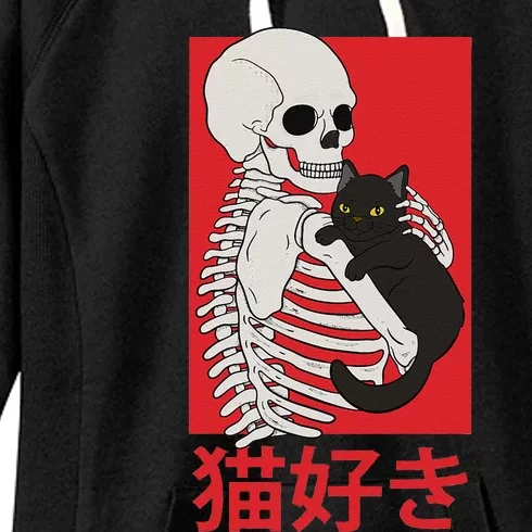 Aesthetic Japan Vaporwave Otaku Streetwear Techwear Anime Women's Fleece Hoodie