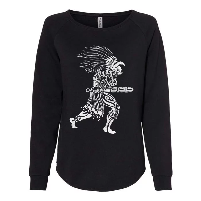 Aztec Jaguar Warrior Mayan Warrior Ancient Aztec Womens California Wash Sweatshirt