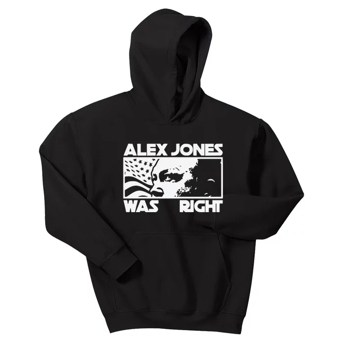 Alex Jones Was Right Kids Hoodie