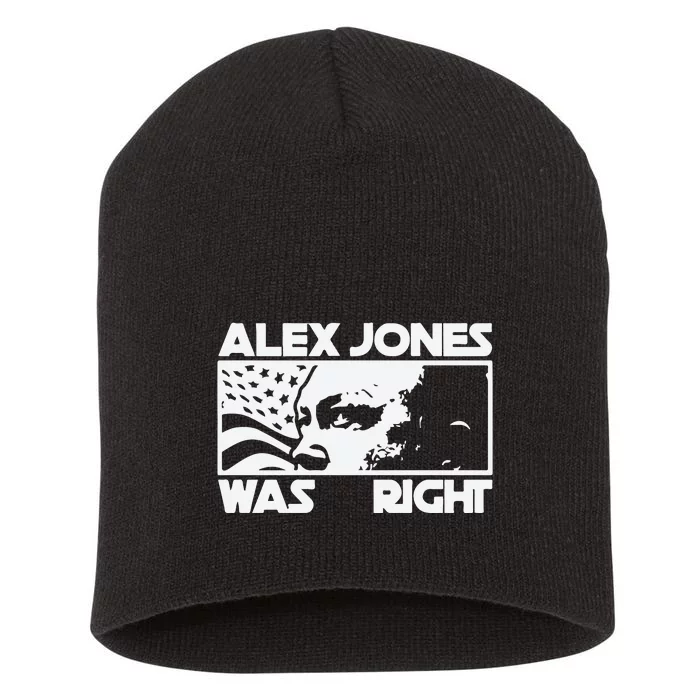 Alex Jones Was Right Short Acrylic Beanie