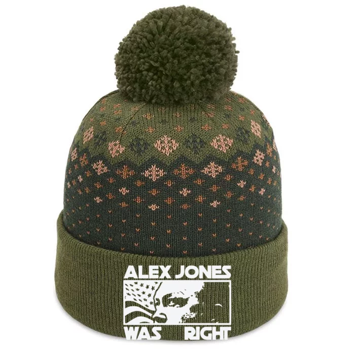 Alex Jones Was Right The Baniff Cuffed Pom Beanie