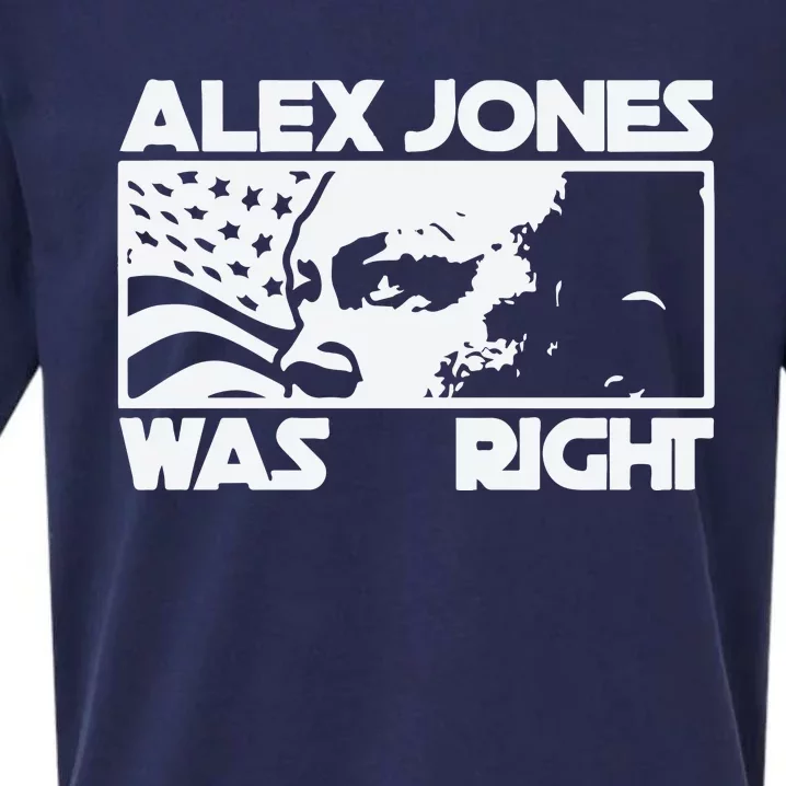 Alex Jones Was Right Sueded Cloud Jersey T-Shirt