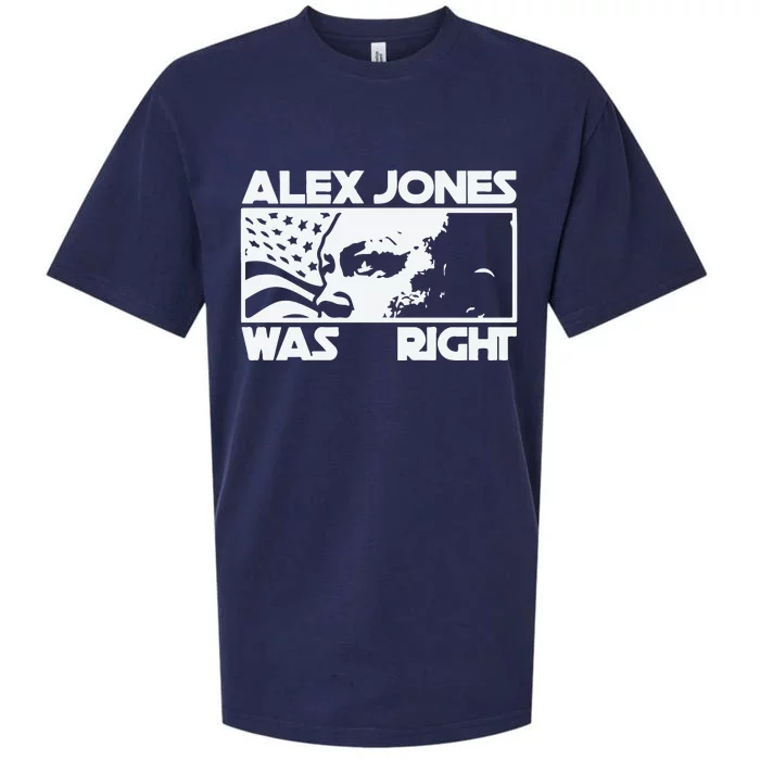 Alex Jones Was Right Sueded Cloud Jersey T-Shirt