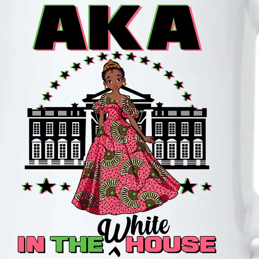 AKA In The White House Kamala Harris AKA Sorority Pride Black Color Changing Mug