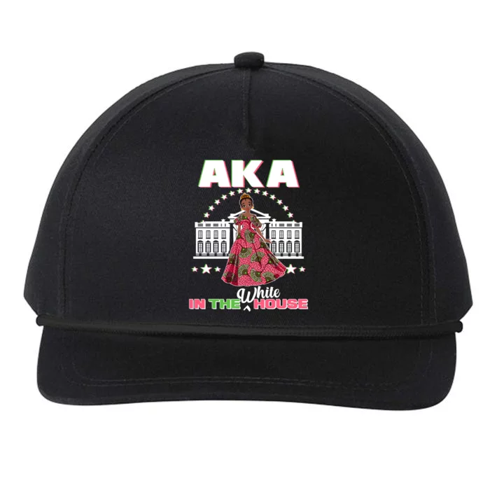 AKA In The White House Kamala Harris AKA Sorority Pride Snapback Five-Panel Rope Hat