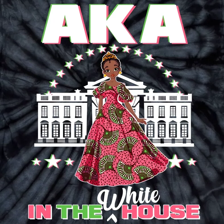 AKA In The White House Kamala Harris AKA Sorority Pride Tie-Dye T-Shirt