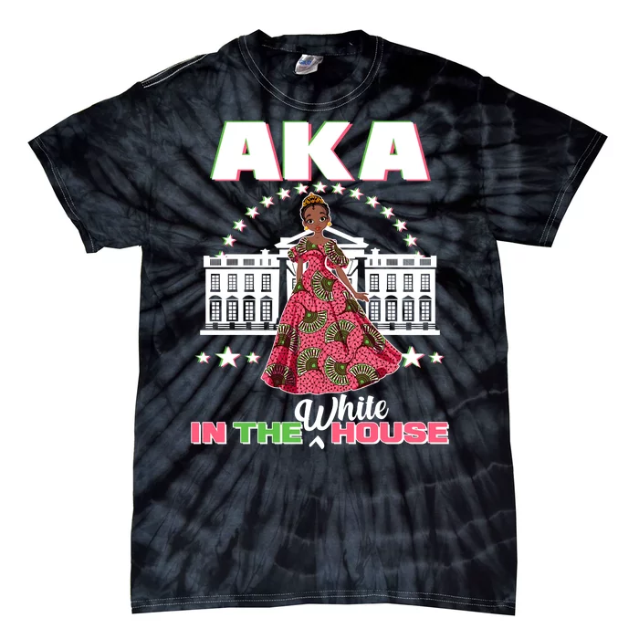 AKA In The White House Kamala Harris AKA Sorority Pride Tie-Dye T-Shirt