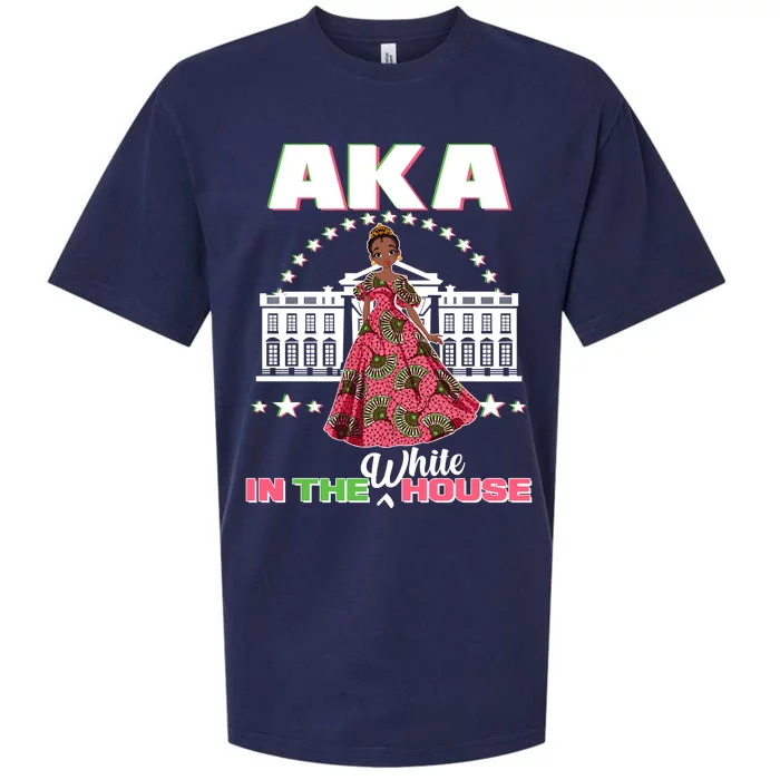 AKA In The White House Kamala Harris AKA Sorority Pride Sueded Cloud Jersey T-Shirt