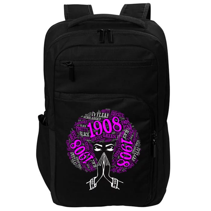 AKA Sorority Alpha 1908 Pretty Girl Impact Tech Backpack