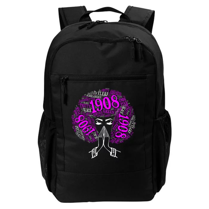 AKA Sorority Alpha 1908 Pretty Girl Daily Commute Backpack