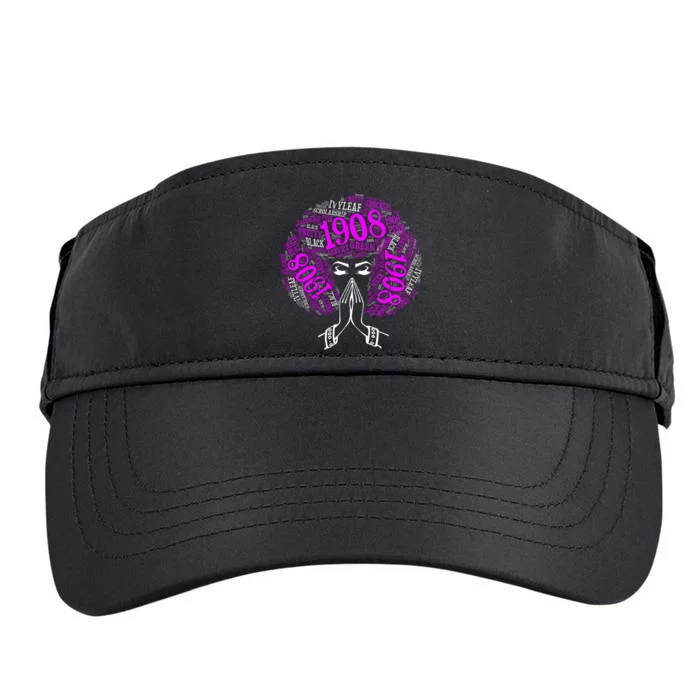 AKA Sorority Alpha 1908 Pretty Girl Adult Drive Performance Visor