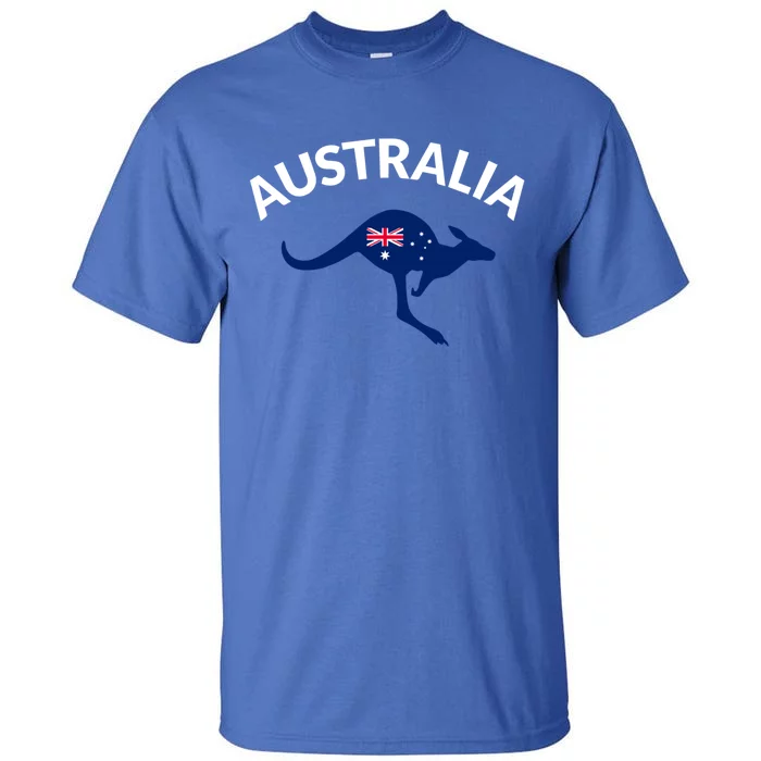 Australian Kangaroo Australia Flag Souvenir Gift Tall T-Shirt