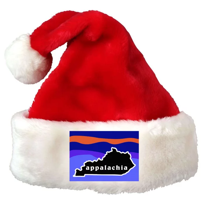 Appalachia Kentucky Premium Christmas Santa Hat