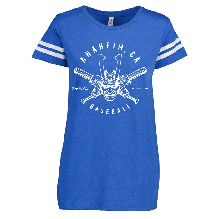 Angels Kabuto Anaheim Samurai Helmet Women's Crop Top Tee