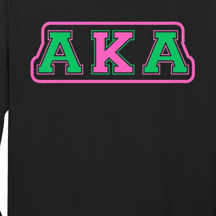 Alpha Kappa AKA Sorority Paraphernalia Tall Long Sleeve T-Shirt