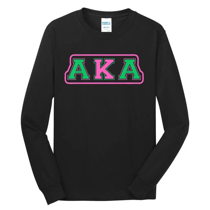 Alpha Kappa AKA Sorority Paraphernalia Tall Long Sleeve T-Shirt