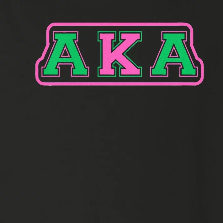 Alpha Kappa AKA Sorority Paraphernalia Toddler Long Sleeve Shirt