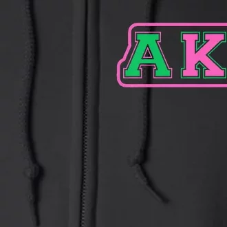 Alpha Kappa AKA Sorority Paraphernalia Full Zip Hoodie