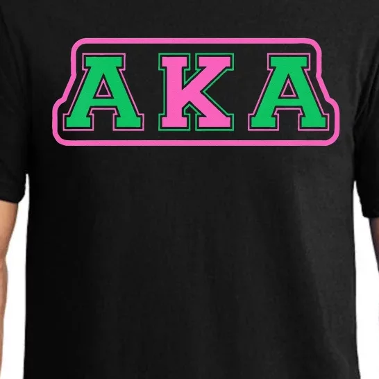 Alpha Kappa AKA Sorority Paraphernalia Pajama Set