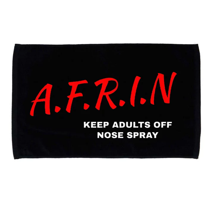 Afrin Keep Adults Of Nose Spray Microfiber Hand Towel