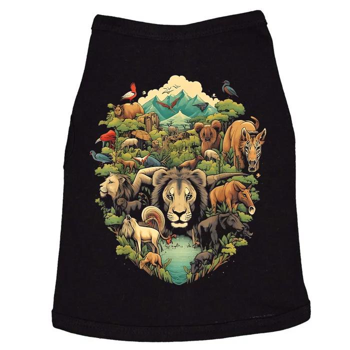 Animal Kingdom Animal Lover Nature Forest Doggie Tank