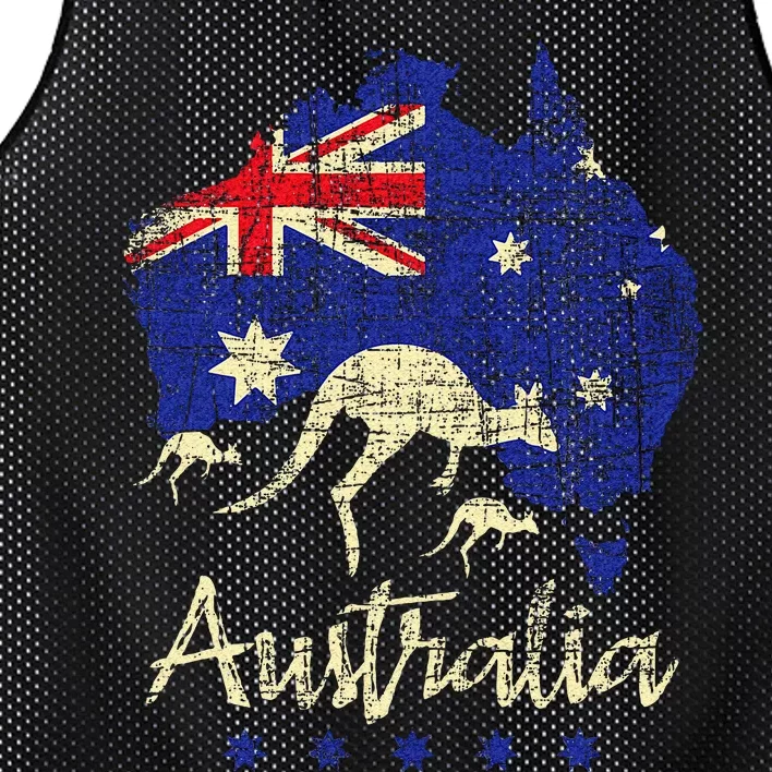 Australia Kangaroo Australian Lover Wildlife Zoo Animal Mesh Reversible Basketball Jersey Tank