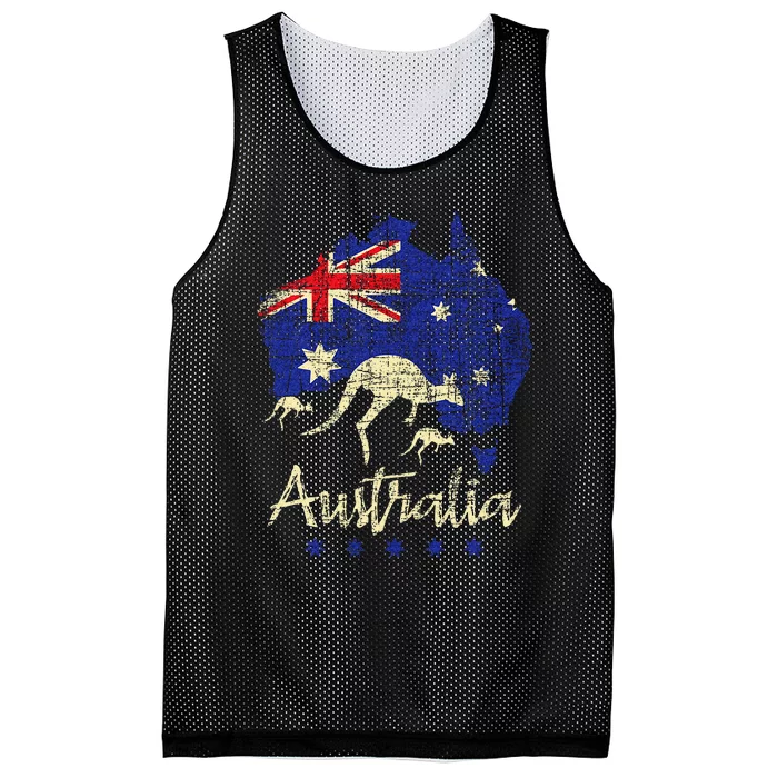 Australia Kangaroo Australian Lover Wildlife Zoo Animal Mesh Reversible Basketball Jersey Tank