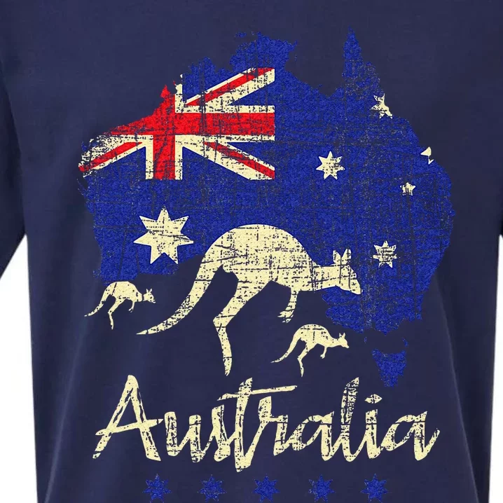 Australia Kangaroo Australian Lover Wildlife Zoo Animal Sueded Cloud Jersey T-Shirt